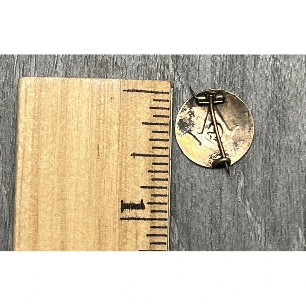 Vintage Masonic Freemasonry‎ Square & Compasses G Lapel Pin Brooch Emblem